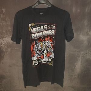 Netflix's "Army of the Dead - Vegas is for Zombies" T-Shirt - LARGE